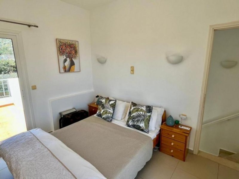 Plaka bei Elounda Kreta, Plaka Elounda: Villa mit zwei Schlafzimmern, Pool und Whirlpool sowie Meer- und Bergblick Haus kaufen